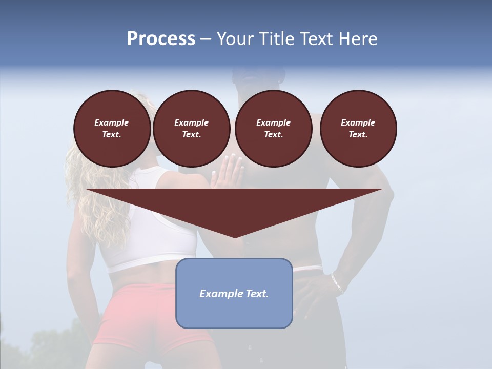 Model Bodybuilder Touch PowerPoint Template