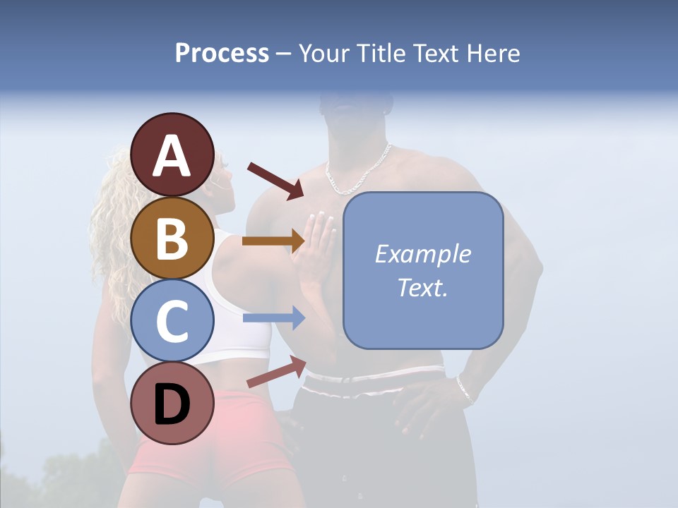 Model Bodybuilder Touch PowerPoint Template