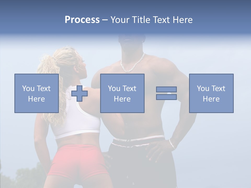 Model Bodybuilder Touch PowerPoint Template