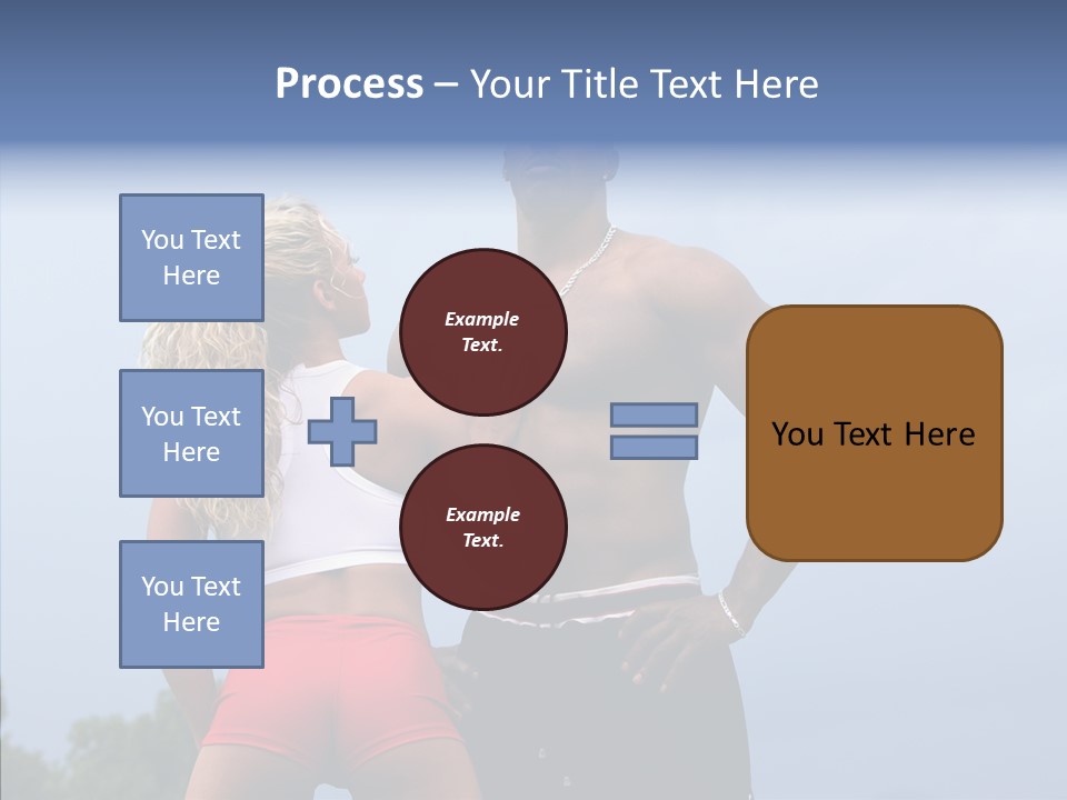 Model Bodybuilder Touch PowerPoint Template