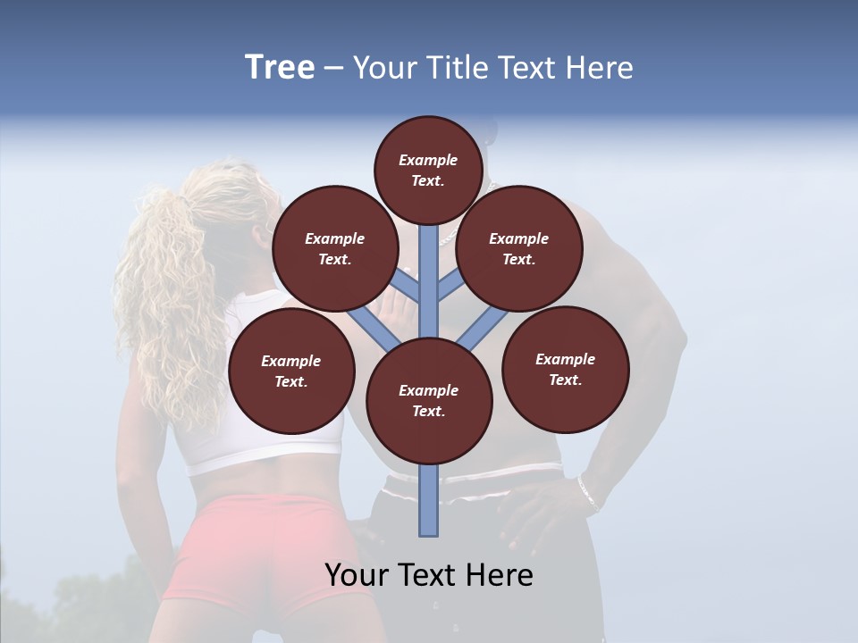 Model Bodybuilder Touch PowerPoint Template