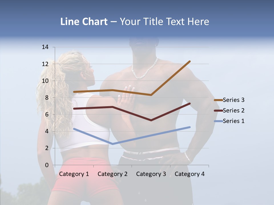 Model Bodybuilder Touch PowerPoint Template