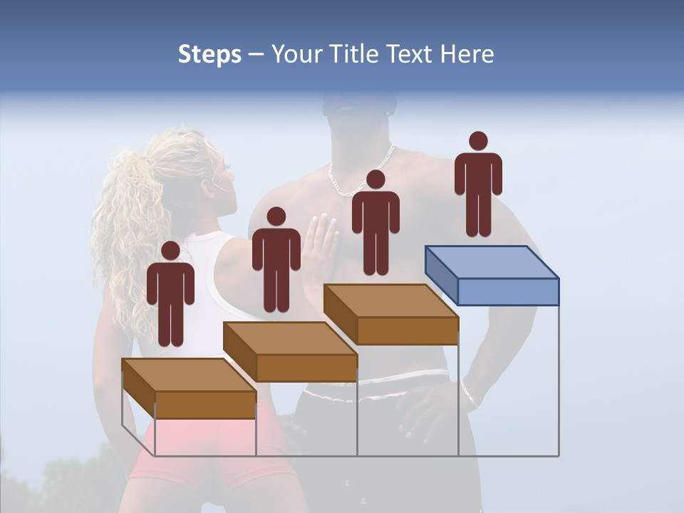 Model Bodybuilder Touch PowerPoint Template
