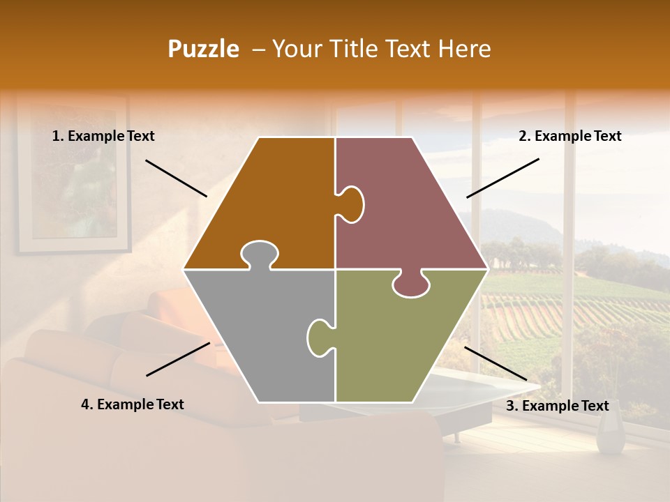 Grapes Country Architecture PowerPoint Template