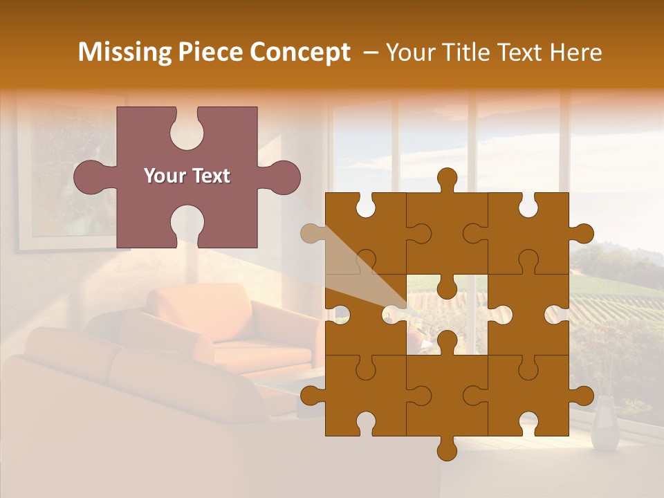 Grapes Country Architecture PowerPoint Template