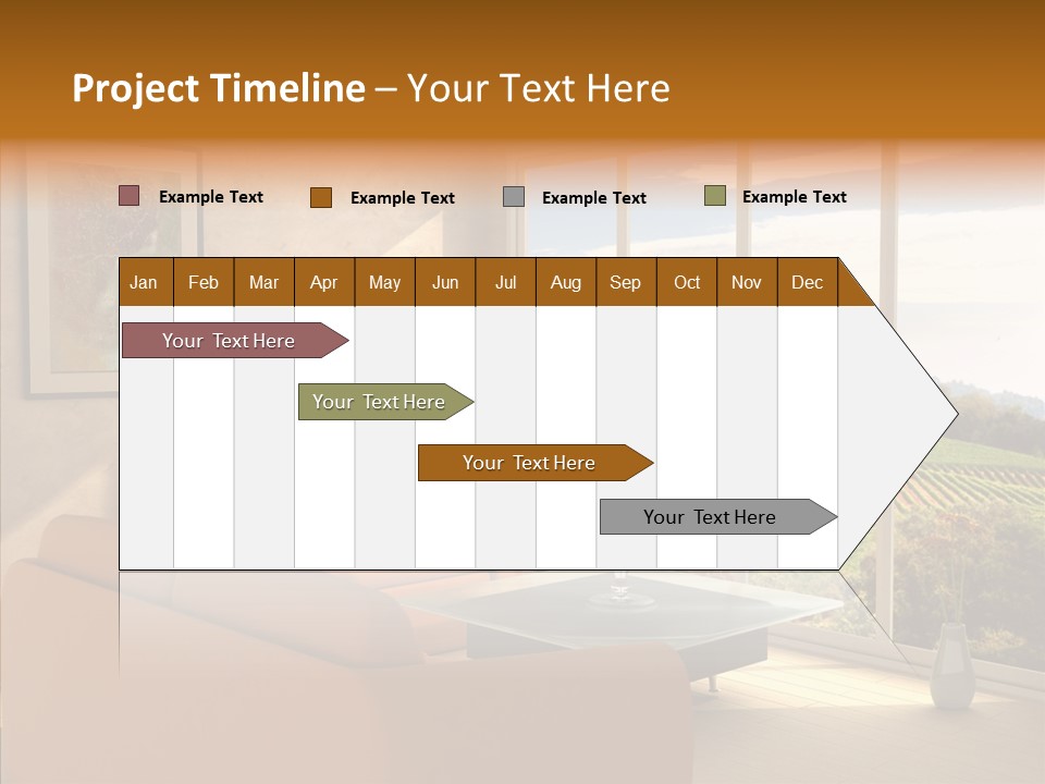 Grapes Country Architecture PowerPoint Template