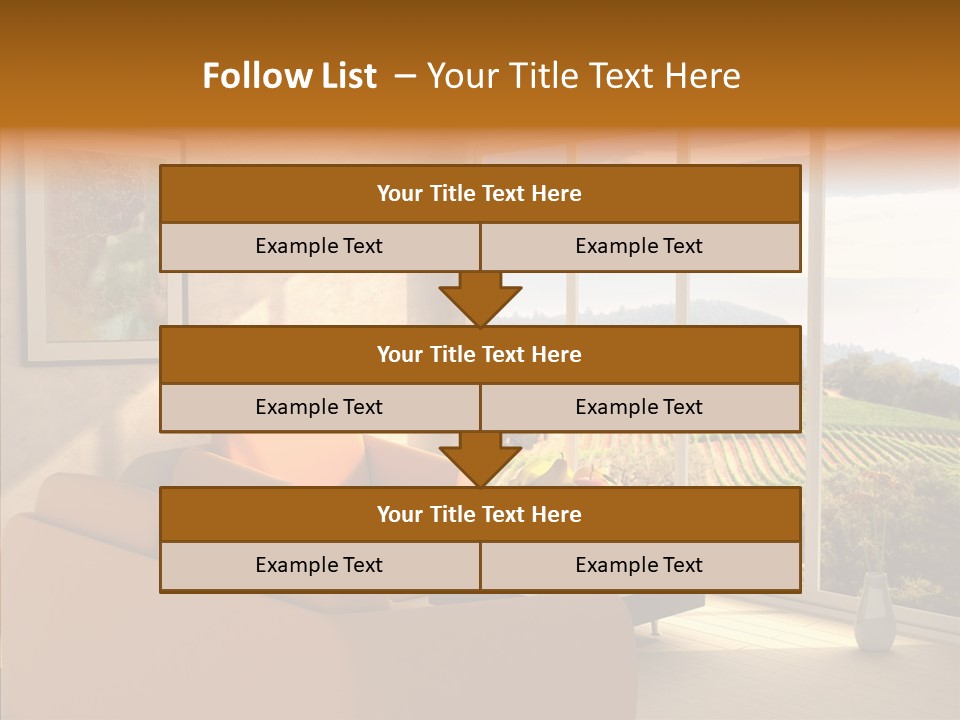 Grapes Country Architecture PowerPoint Template