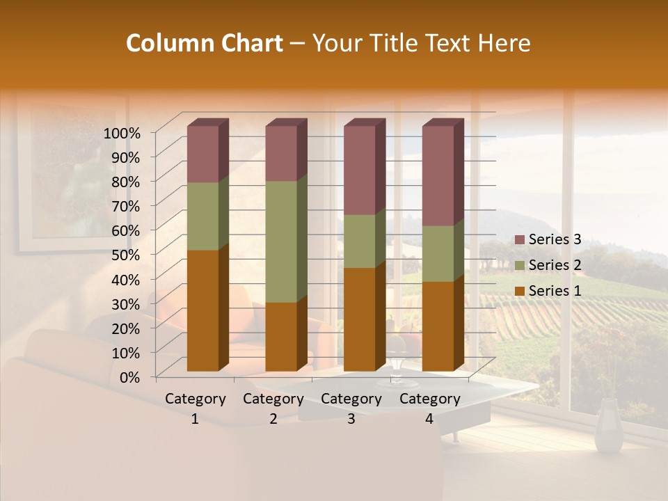 Grapes Country Architecture PowerPoint Template