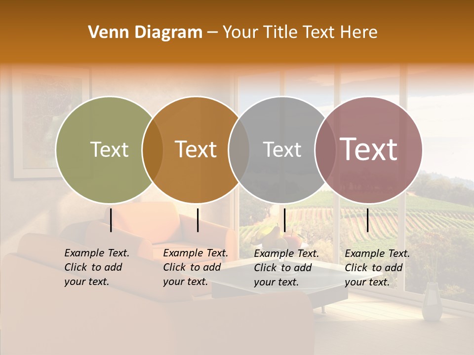 Grapes Country Architecture PowerPoint Template