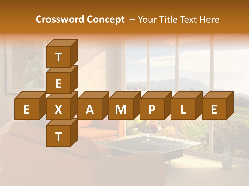 Grapes Country Architecture PowerPoint Template