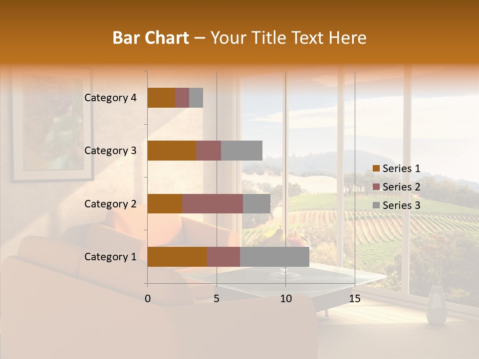 Grapes Country Architecture PowerPoint Template