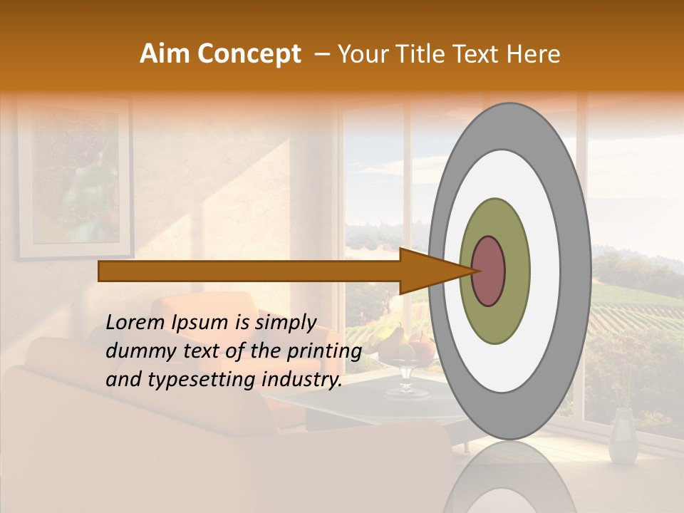 Grapes Country Architecture PowerPoint Template