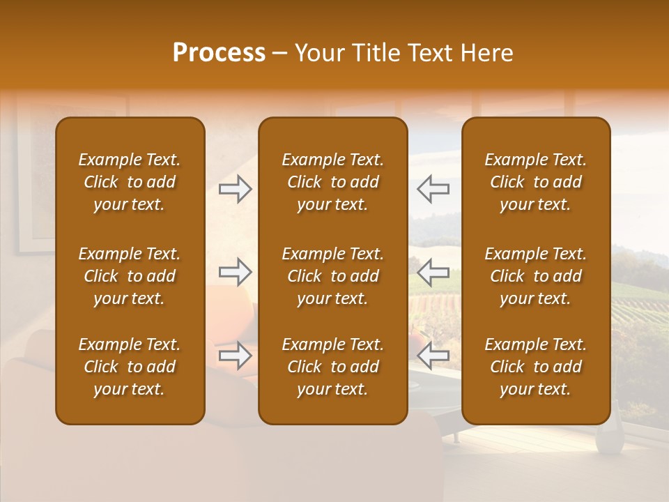 Grapes Country Architecture PowerPoint Template