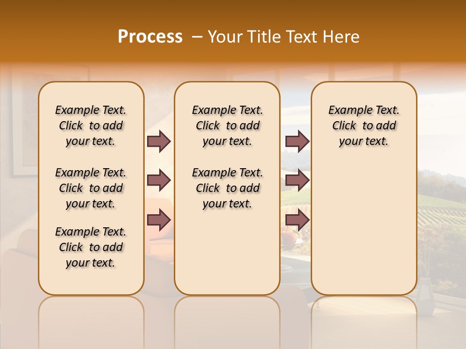 Grapes Country Architecture PowerPoint Template