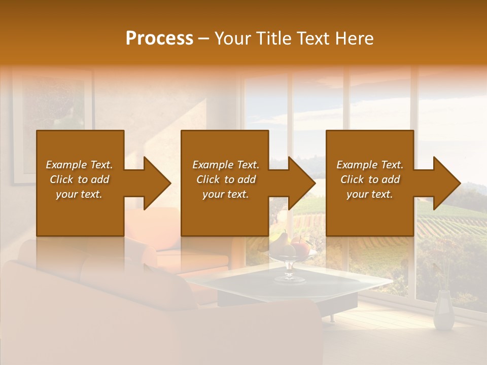 Grapes Country Architecture PowerPoint Template