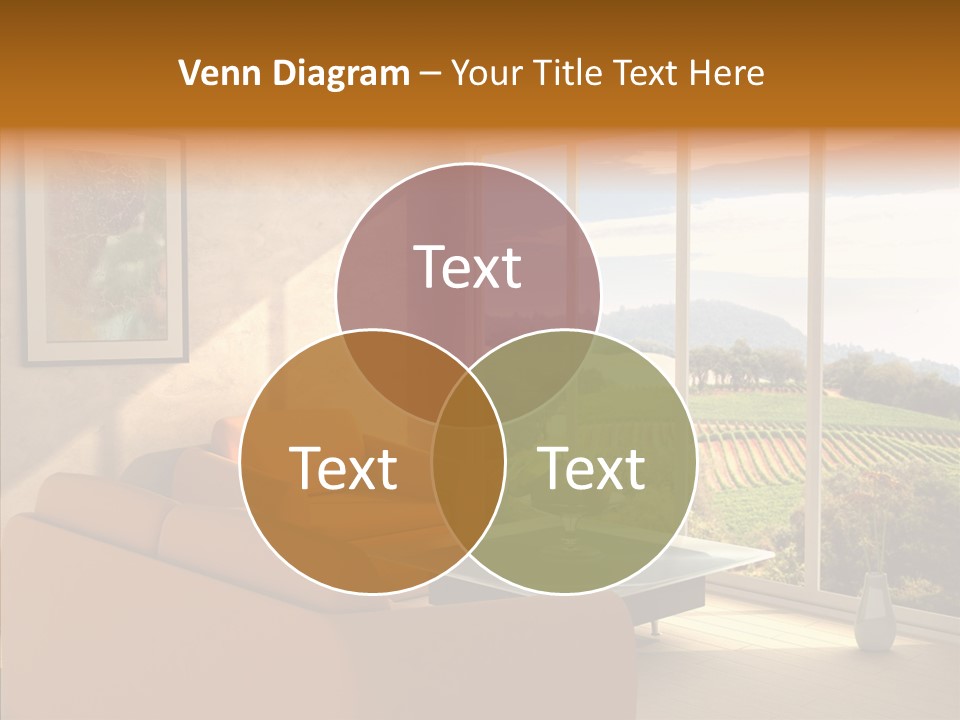 Grapes Country Architecture PowerPoint Template