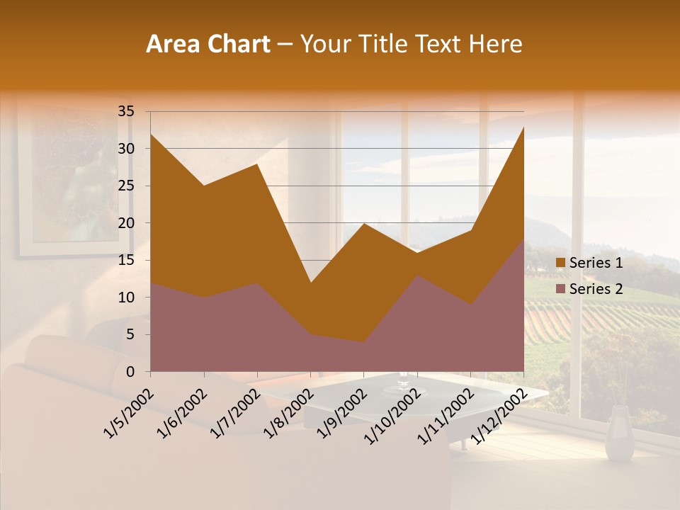Grapes Country Architecture PowerPoint Template