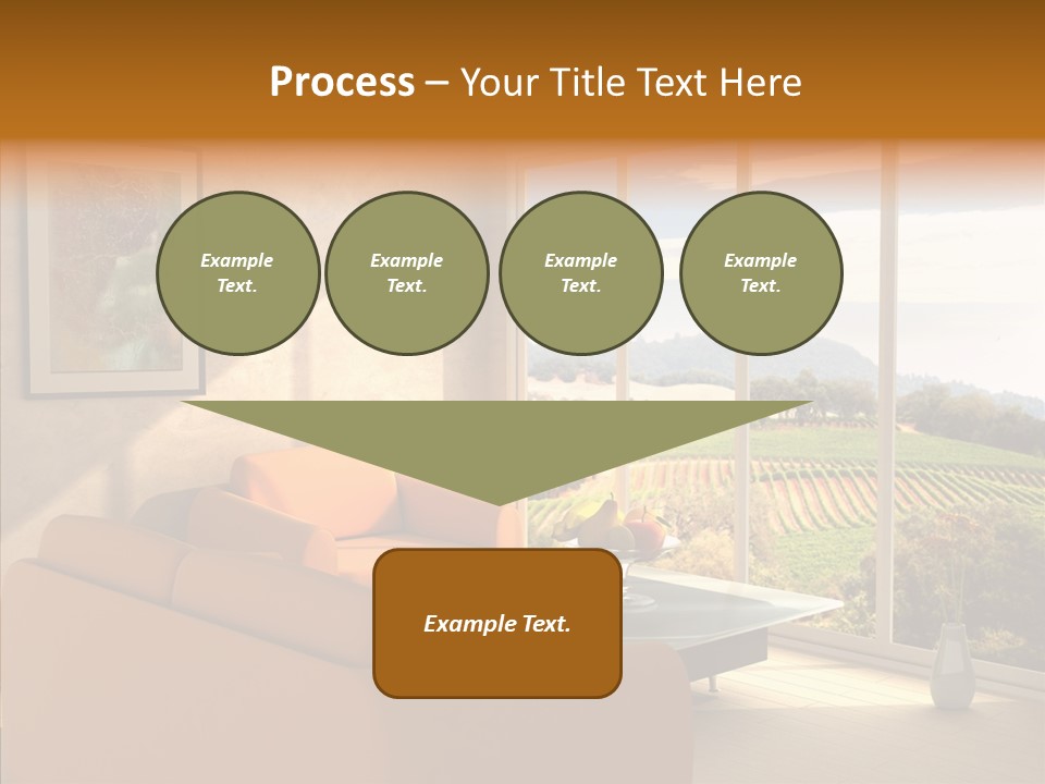 Grapes Country Architecture PowerPoint Template