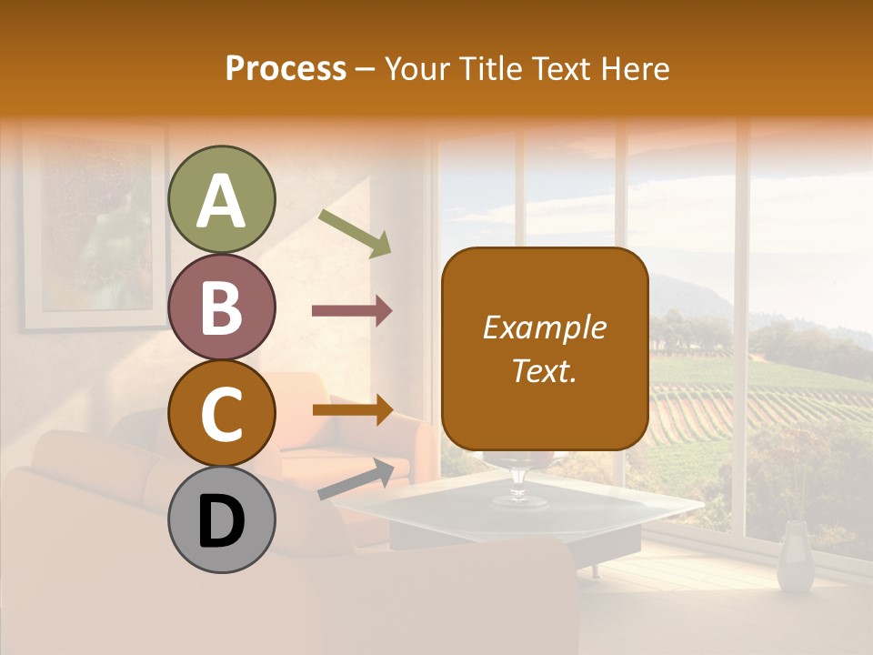 Grapes Country Architecture PowerPoint Template