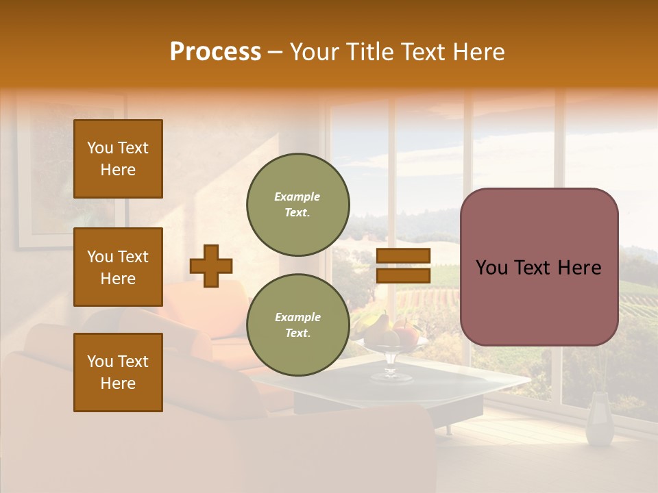 Grapes Country Architecture PowerPoint Template