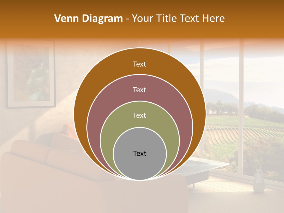 Grapes Country Architecture PowerPoint Template