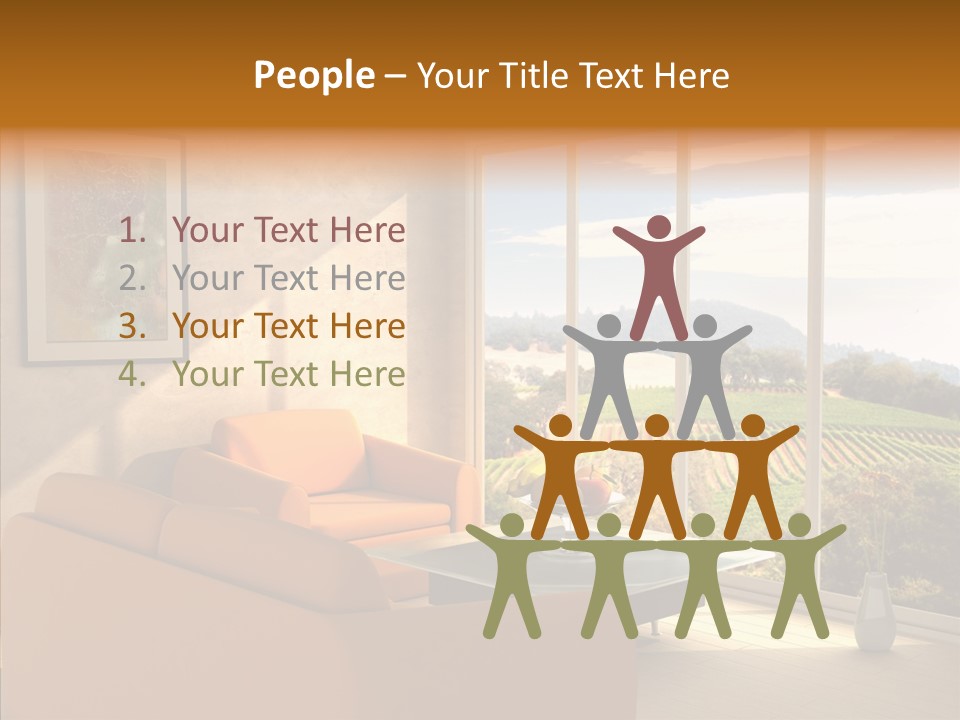 Grapes Country Architecture PowerPoint Template