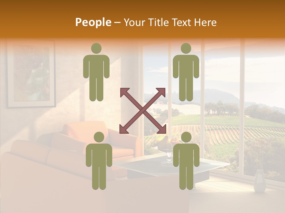 Grapes Country Architecture PowerPoint Template