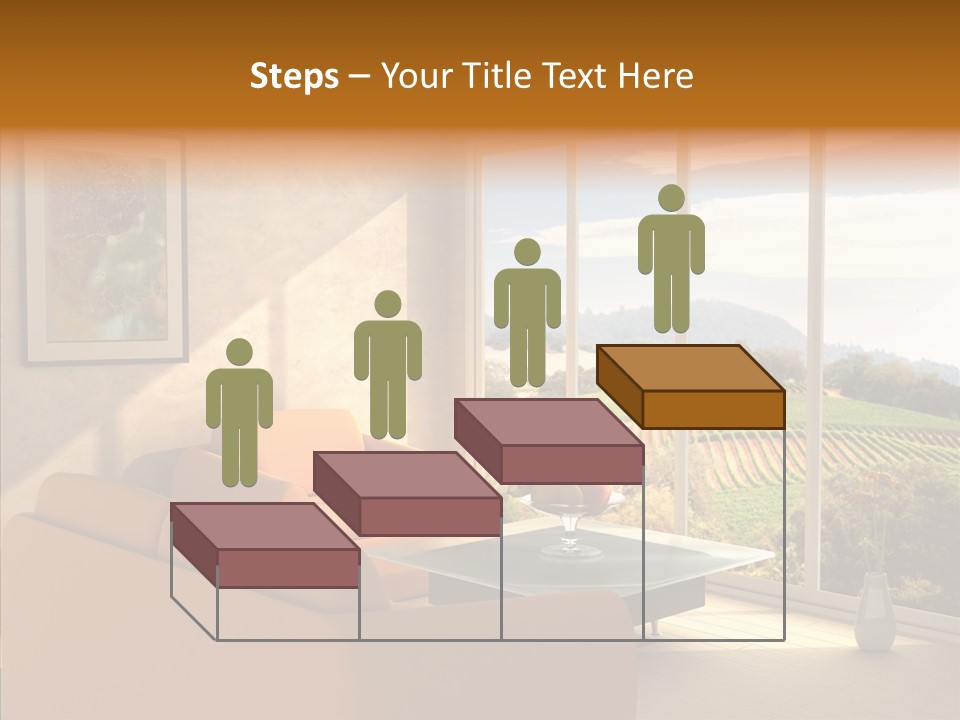 Grapes Country Architecture PowerPoint Template