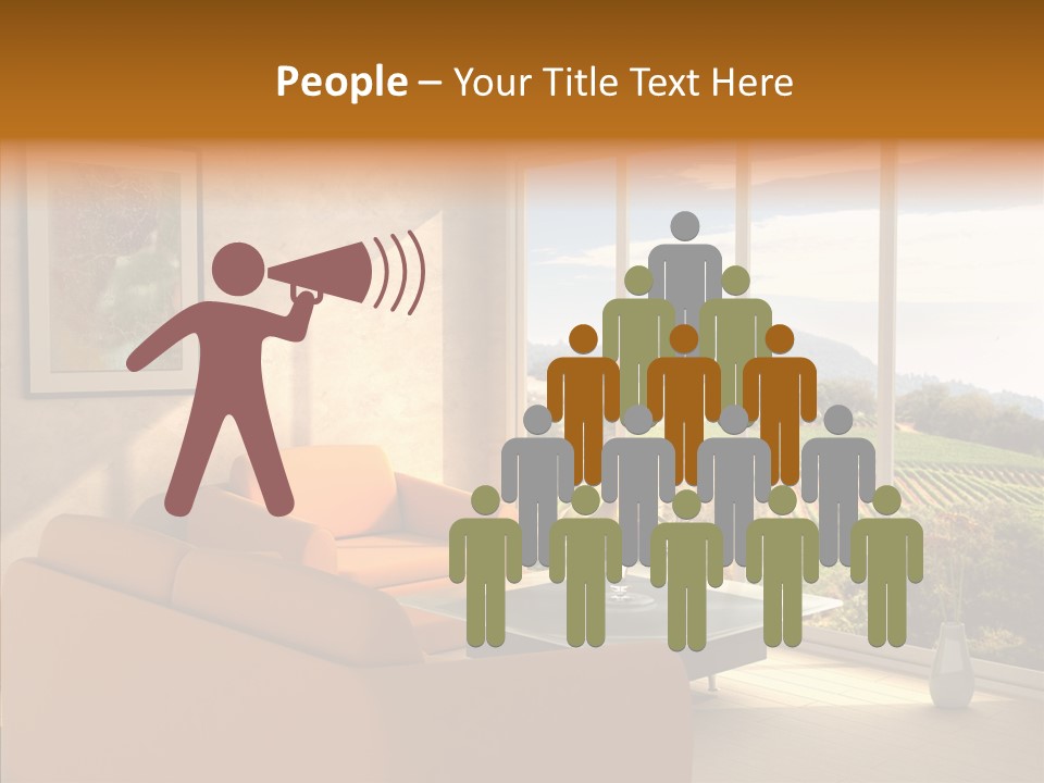 Grapes Country Architecture PowerPoint Template