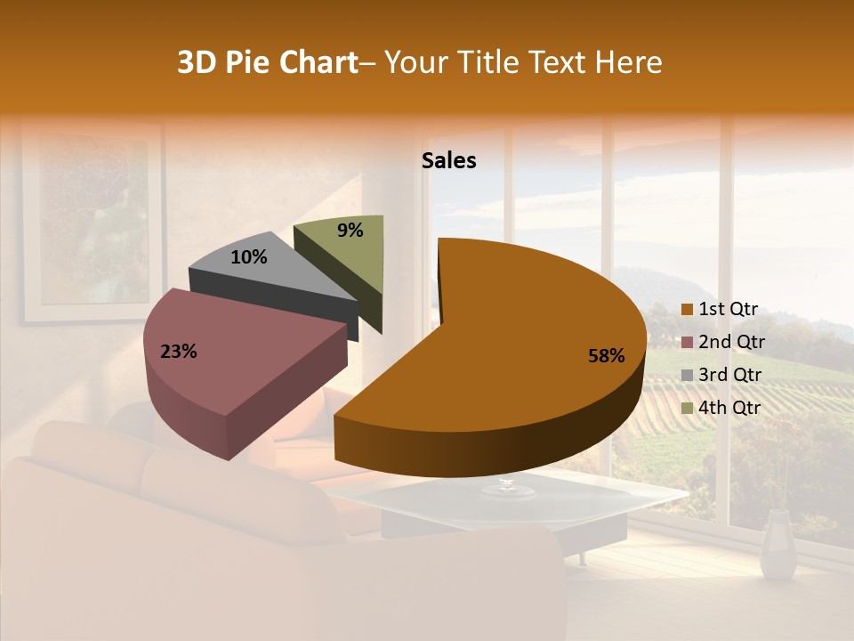 Grapes Country Architecture PowerPoint Template