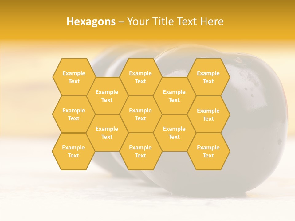 Vegetable Plum Bananas PowerPoint Template