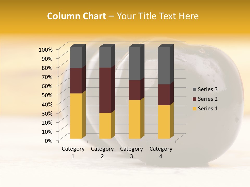 Vegetable Plum Bananas PowerPoint Template