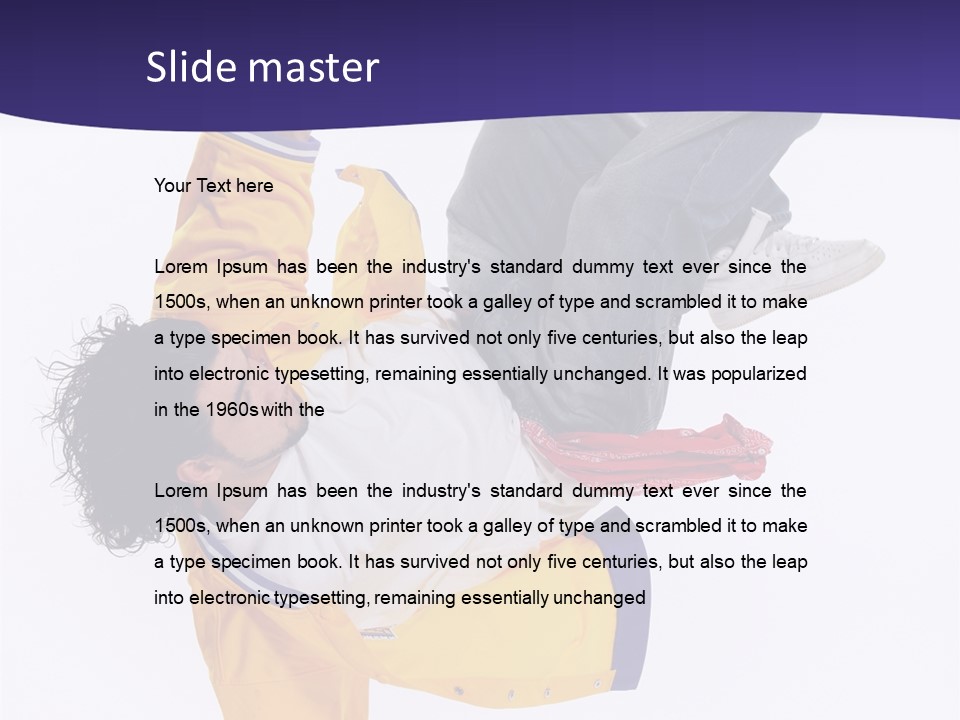 Style Teenager Groovin PowerPoint Template