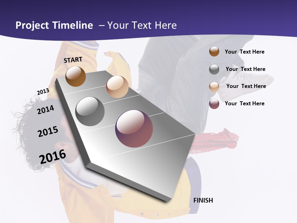 Style Teenager Groovin PowerPoint Template