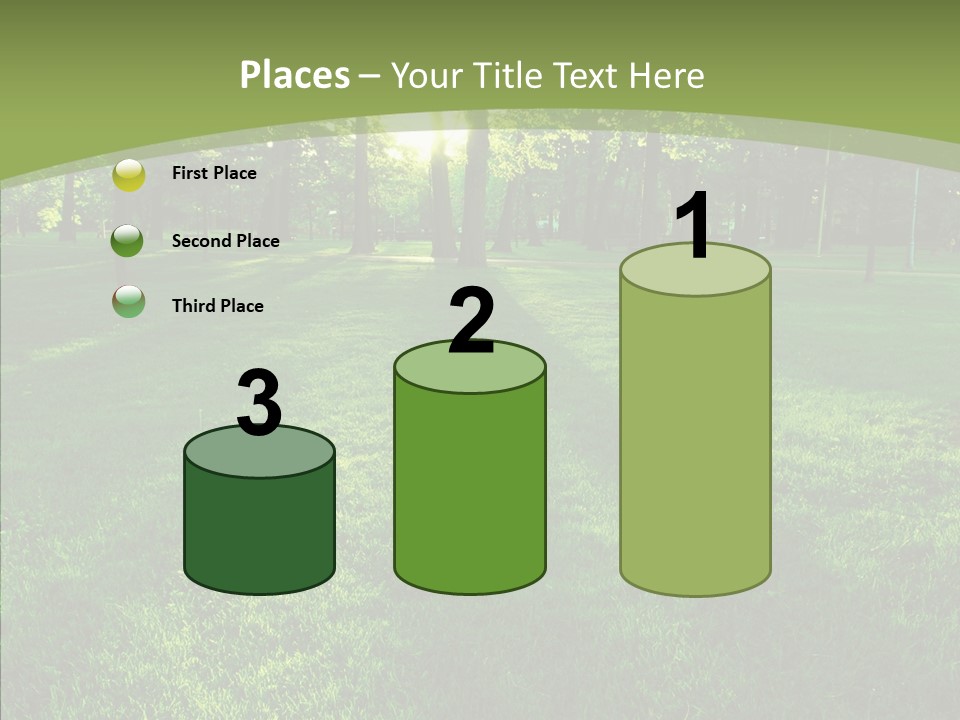 Beautiful Park Casting PowerPoint Template
