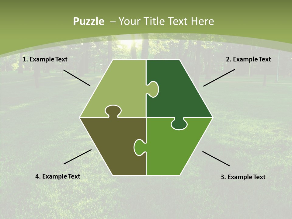 Beautiful Park Casting PowerPoint Template