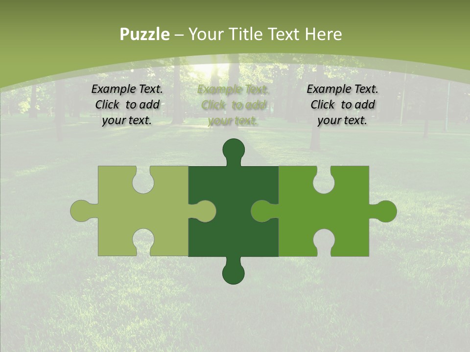 Beautiful Park Casting PowerPoint Template