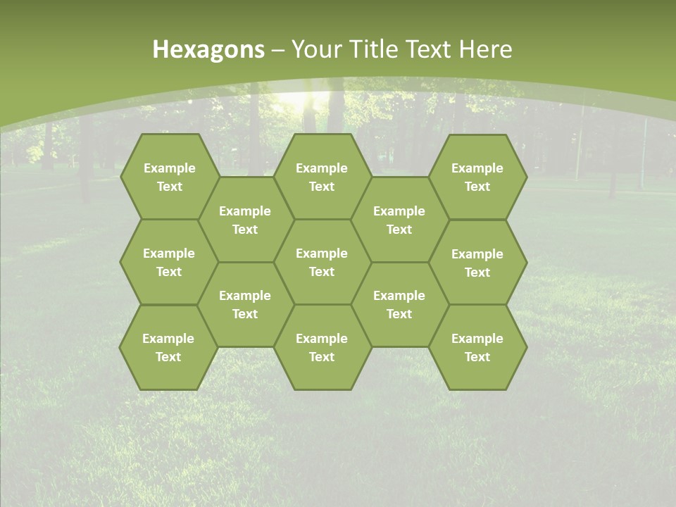 Beautiful Park Casting PowerPoint Template