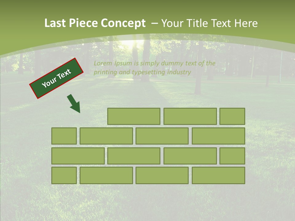 Beautiful Park Casting PowerPoint Template