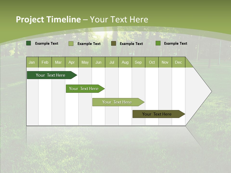 Beautiful Park Casting PowerPoint Template