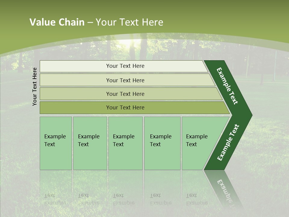Beautiful Park Casting PowerPoint Template