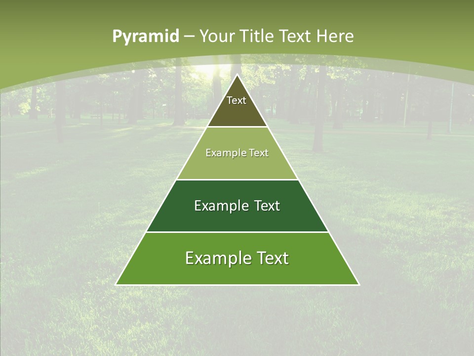 Beautiful Park Casting PowerPoint Template