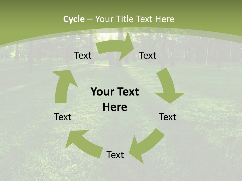 Beautiful Park Casting PowerPoint Template