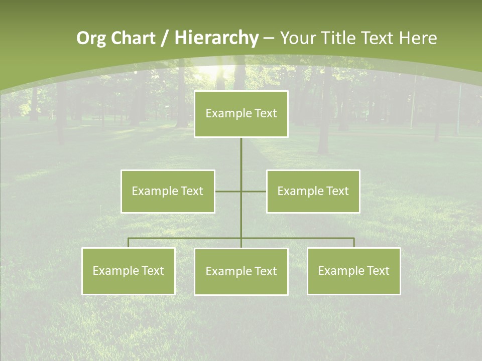 Beautiful Park Casting PowerPoint Template