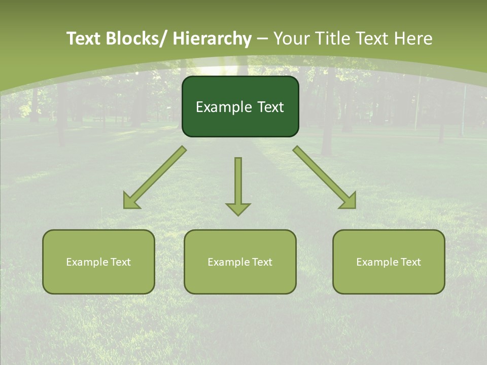 Beautiful Park Casting PowerPoint Template
