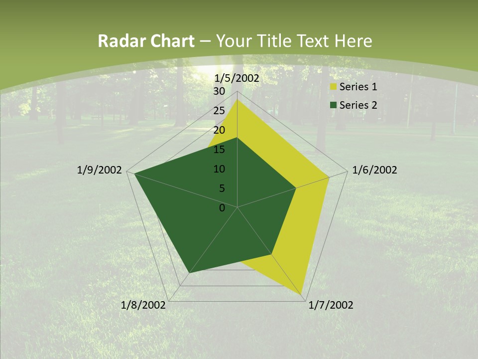 Beautiful Park Casting PowerPoint Template
