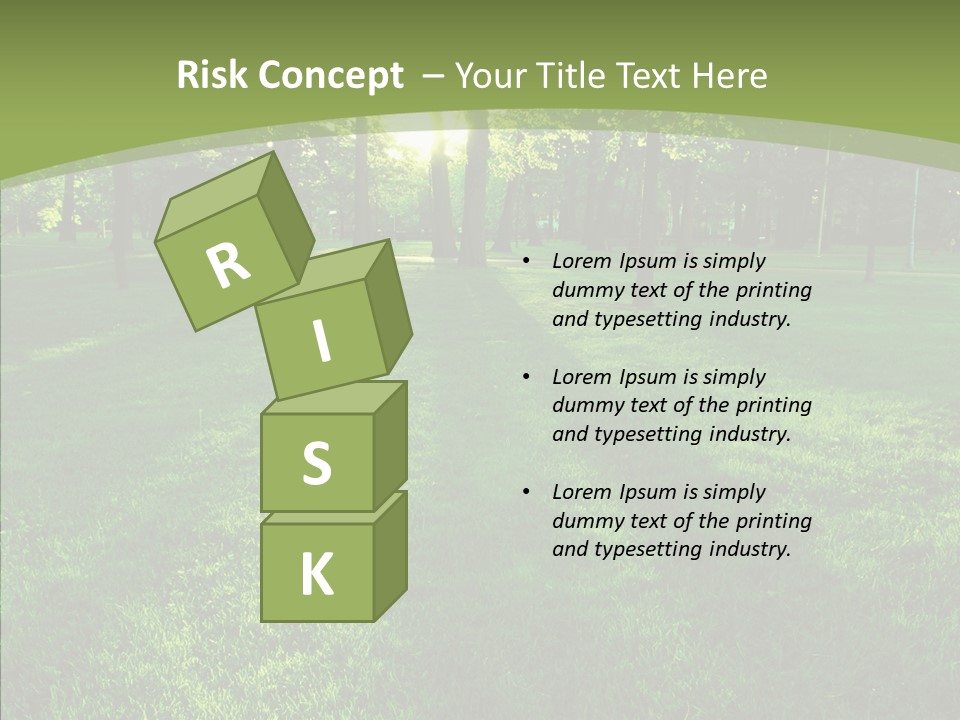 Beautiful Park Casting PowerPoint Template