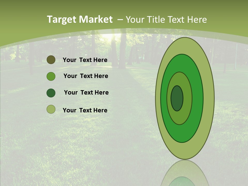 Beautiful Park Casting PowerPoint Template