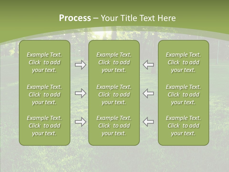 Beautiful Park Casting PowerPoint Template