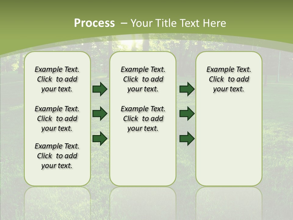 Beautiful Park Casting PowerPoint Template